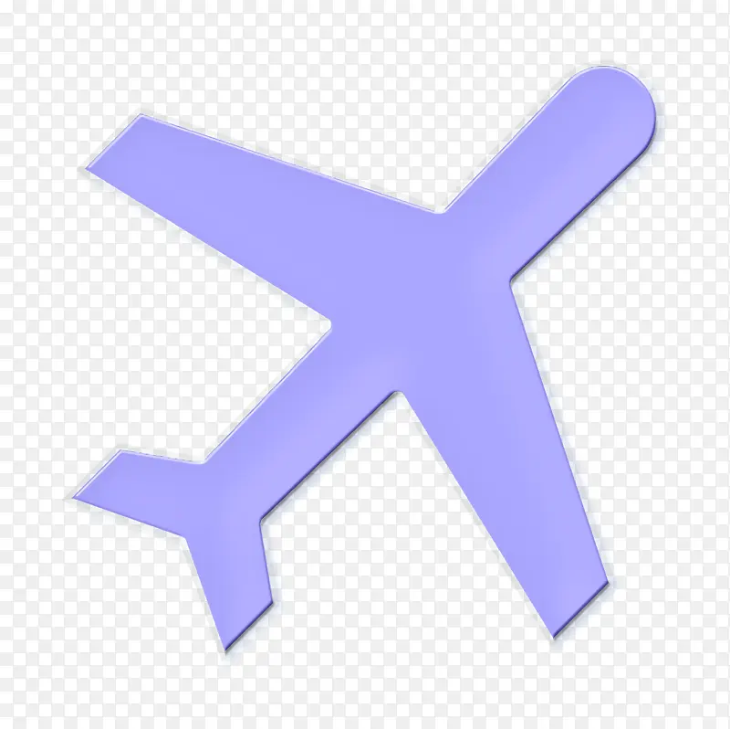旅游图标 飞机图标 紫色