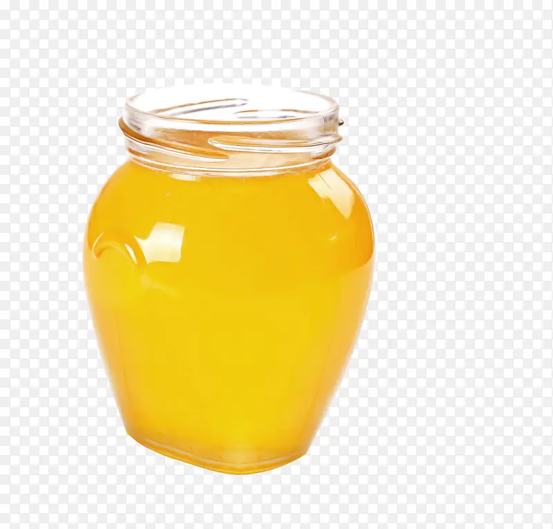 黄色 蜂蜜 梅森罐