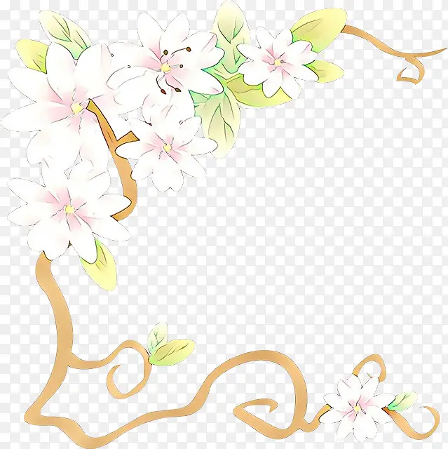 卡通 花 花梗PNG图片素材下载_图片编号6911525-PNG素材网
