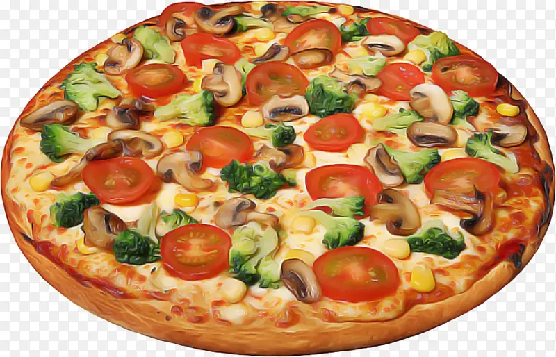 菜肴 食品 披萨