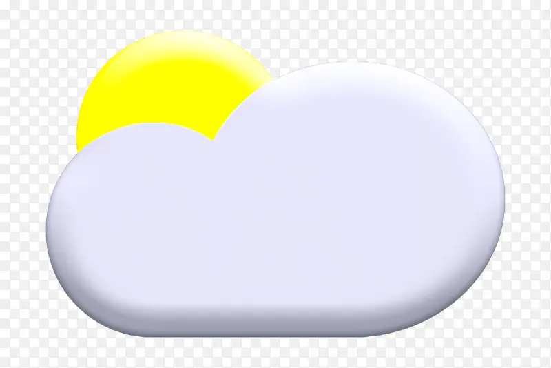多云图标 天气预报图标 太阳图标