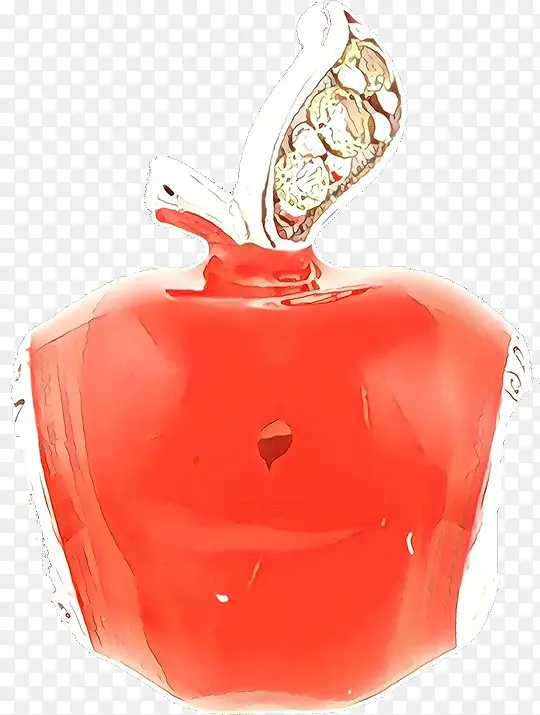 卡通 红色 苹果