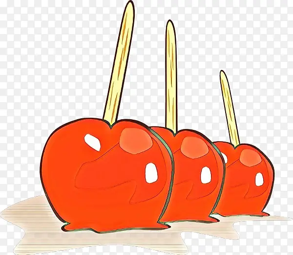 卡通 橙色 水果