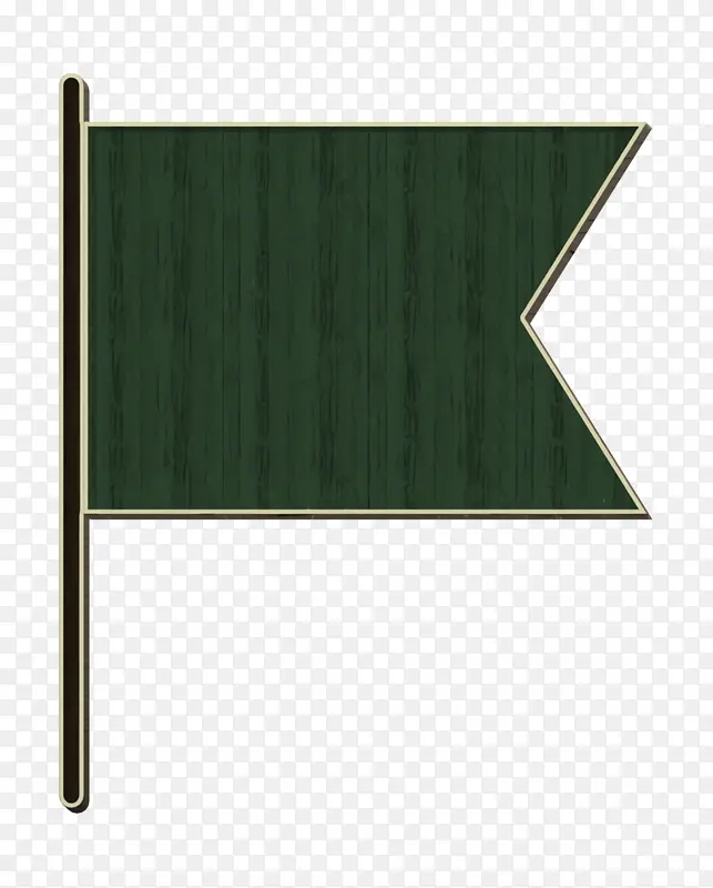 旗帜图标 基本图标 绿色
