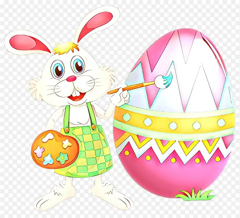 卡通 复活节彩蛋 复活节兔子