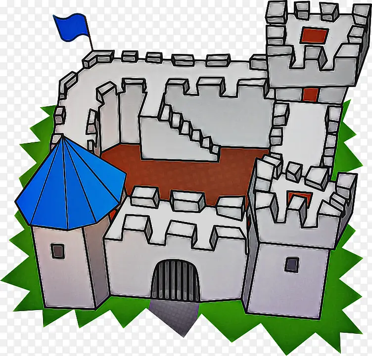 房屋 城堡 屋顶