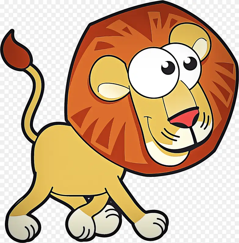 卡通 大猫 狮子