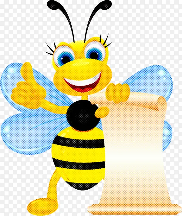 蜜蜂 卡通 膜状昆虫