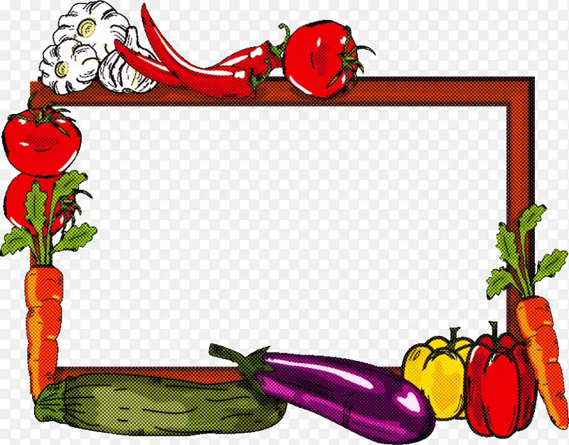 相框 蔬菜 植物