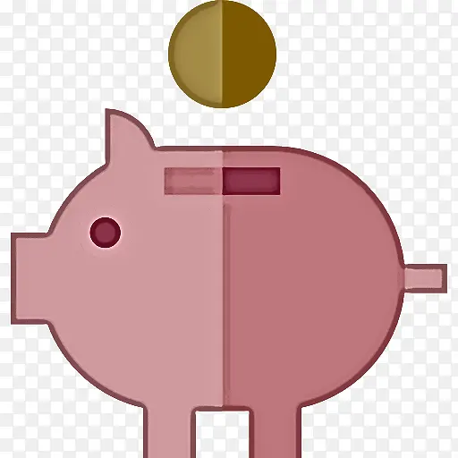 粉色 卡通 小猪银行