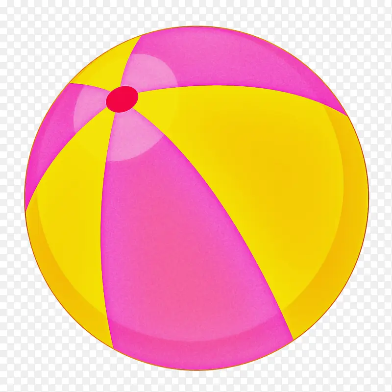 球 粉色 黄色