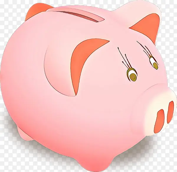 卡通 小猪存钱罐 粉色