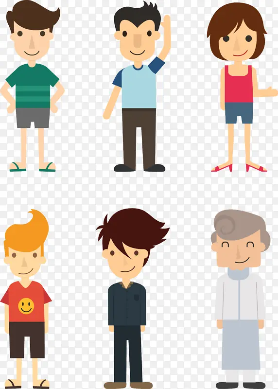 卡通人物男性形象PNG图片素材下载_图片编号6919050-PNG素材网