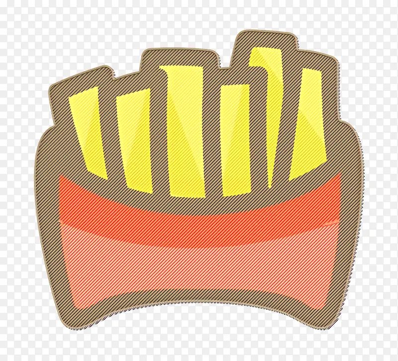 快餐图标 薯条图标 零食图标