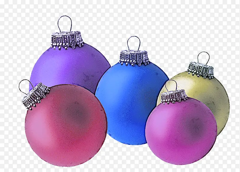 圣诞装饰 节日装饰 紫色