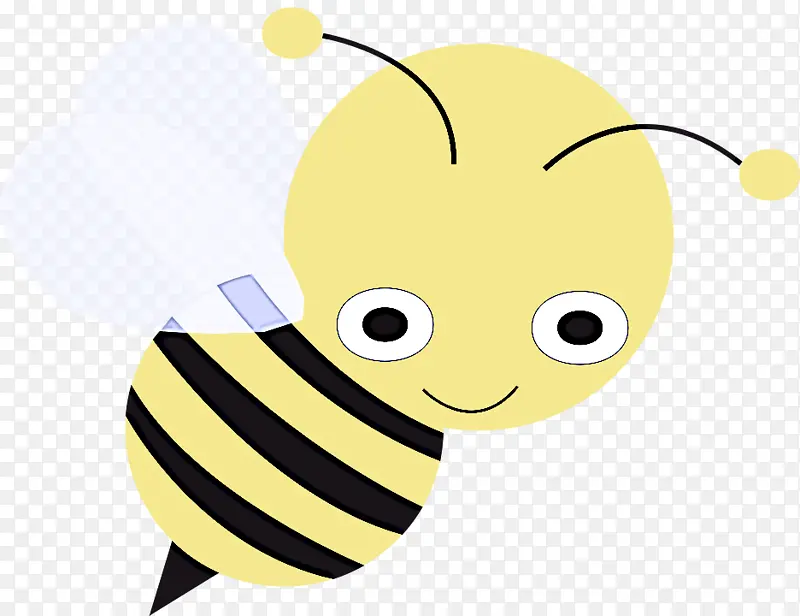 蜜蜂 黄色 卡通