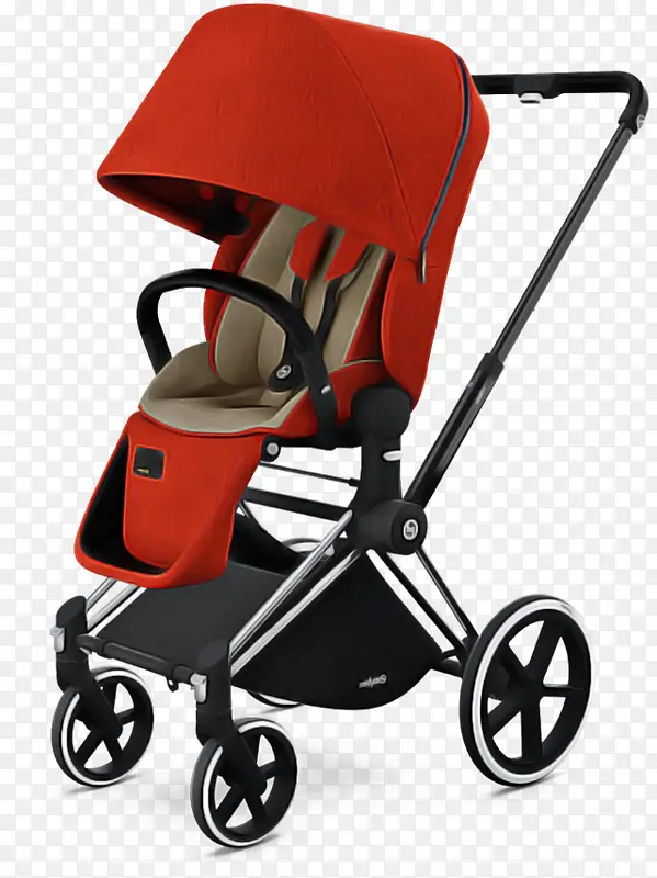 婴儿车 红色 婴儿用品