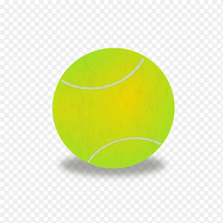 球 网球 黄色