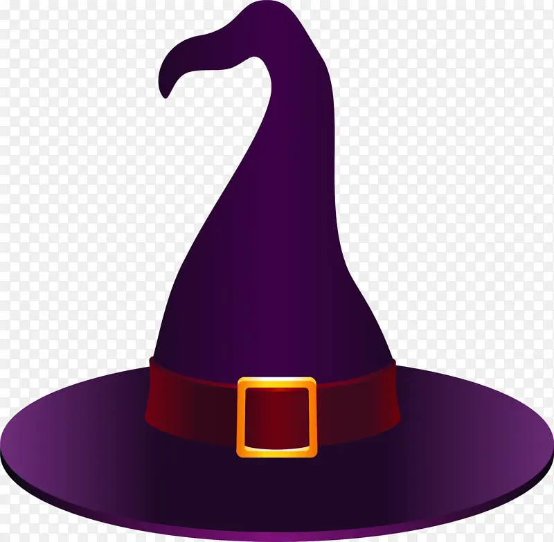 女巫帽 紫色 服装