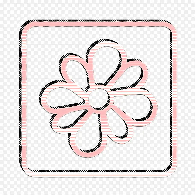 花朵图标 徽标图标 信使图标