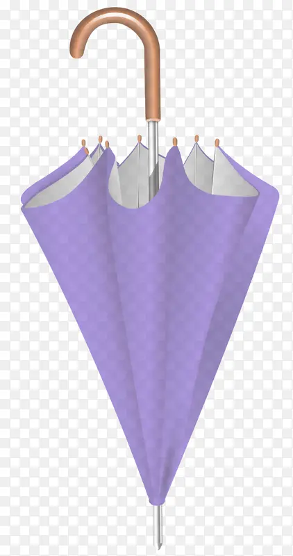 伞 紫色 锥形