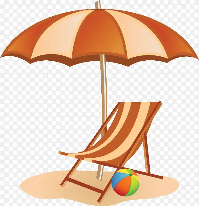 橙色 雨伞 家具