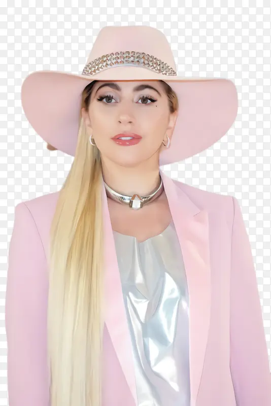 服装 帽子 粉色