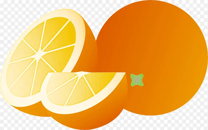 橙子 柑橘 黄色