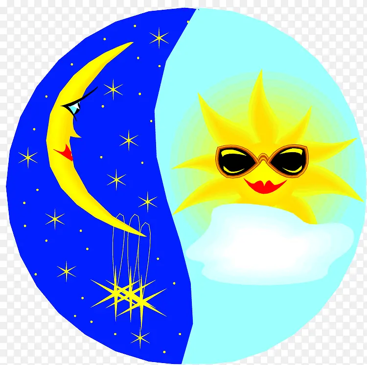 猫头鹰 表情符号 新月