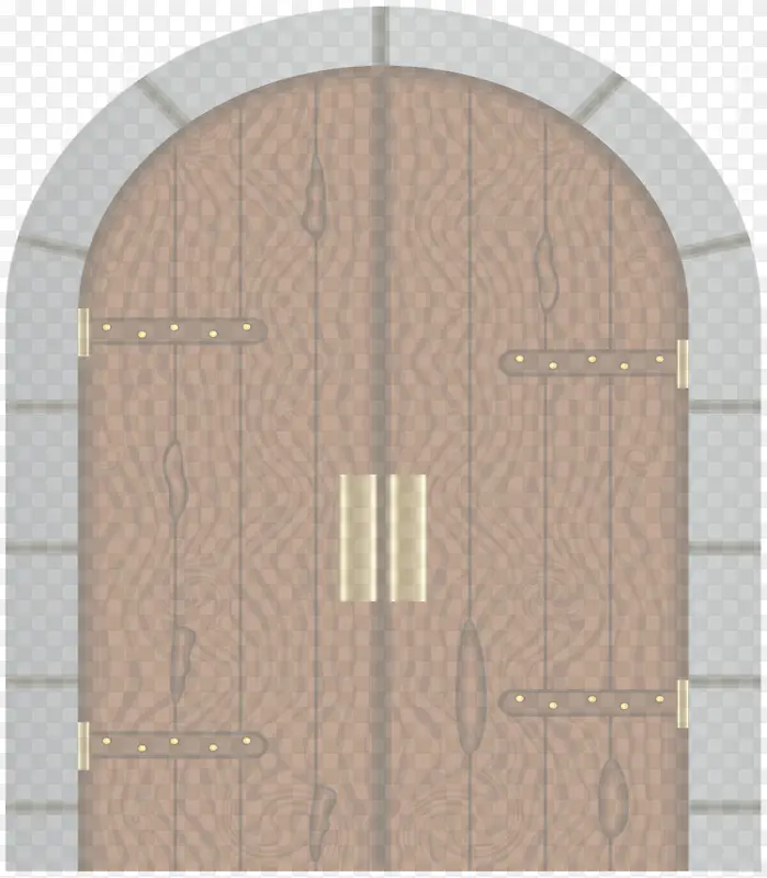 拱门 棕色 门