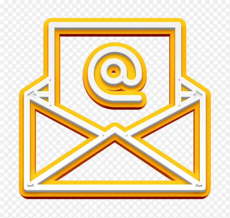 在线营销元素图标 邮件图标 电子邮件图标