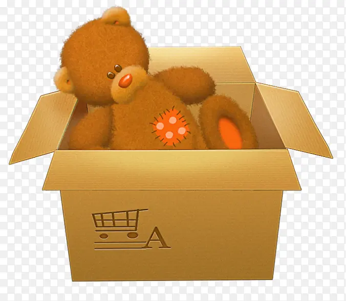 采购产品盒子 橙色 玩具