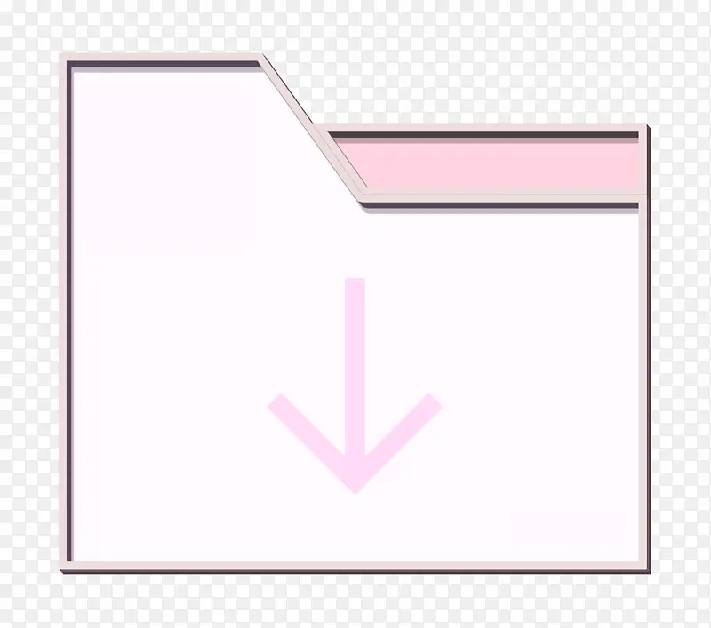 文件夹图标 基本图标 粉色