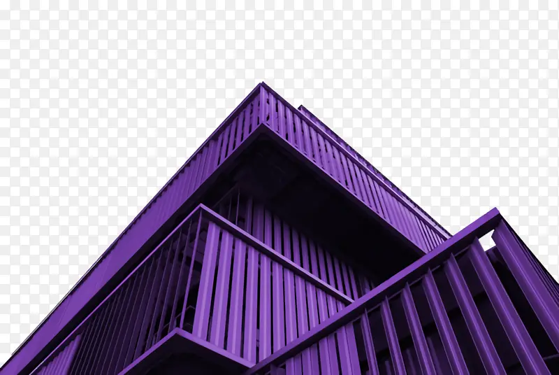 紫罗兰色 紫色 建筑