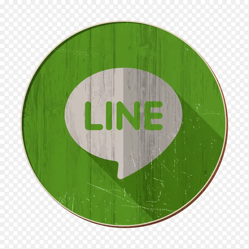 线条图标 社交媒体图标图标 绿色