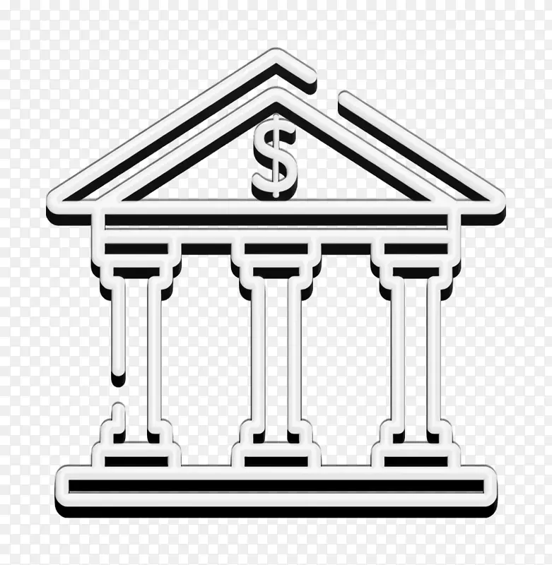 银行标志 金融标志 圆柱