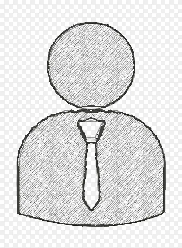 领带图标 头饰 领带