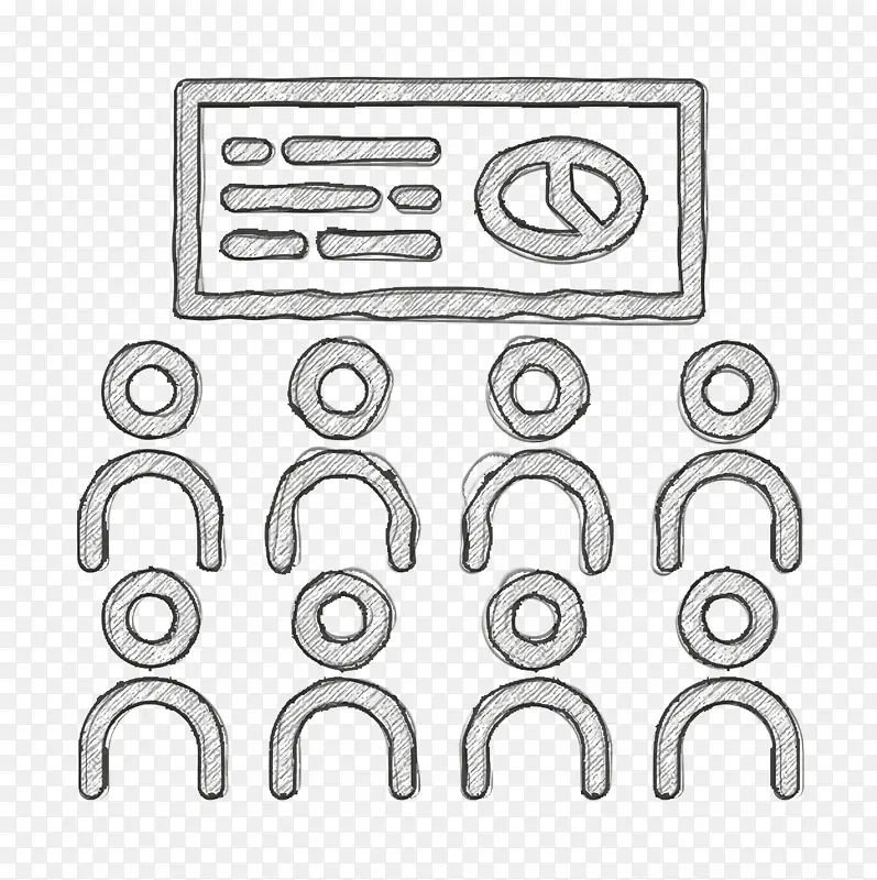 演示图标 商业图标 学生图标