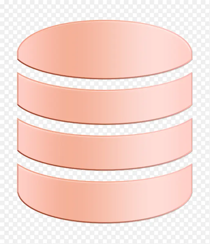 数据库图标 基本编辑图标 粉色