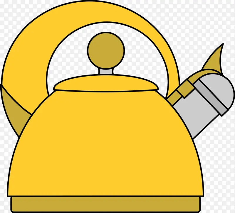 黄色小器具水壶