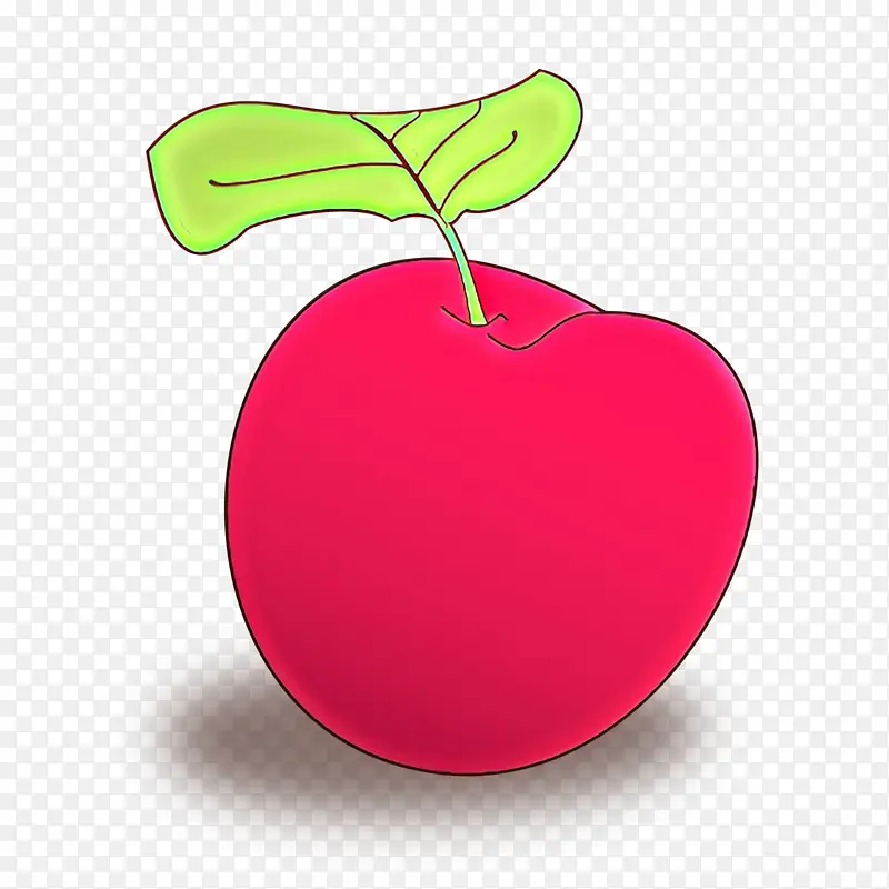 卡通 水果 苹果