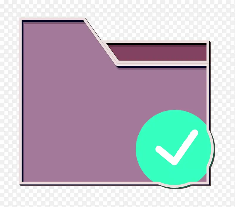 交互资源图标 文件夹图标 紫色