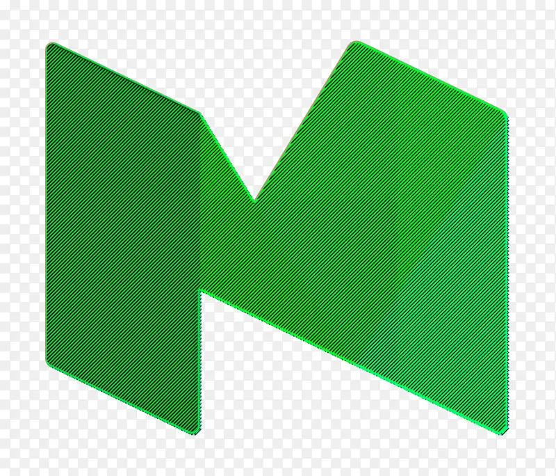 社交媒体徽标图标 媒体图标 绿色