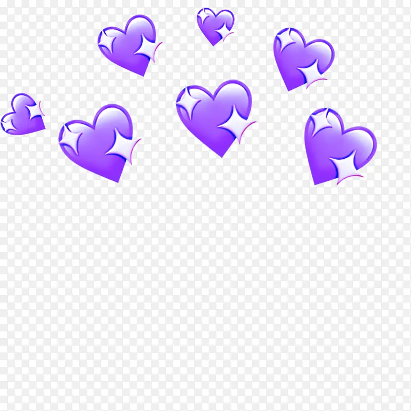 心形 紫色 文字