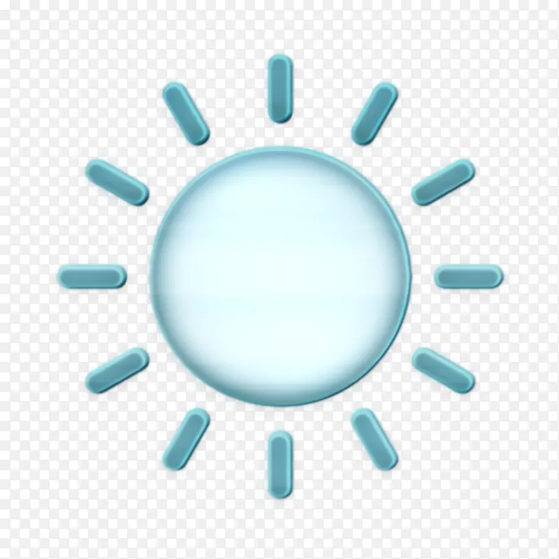 太阳图标 阳光图标 温度图标