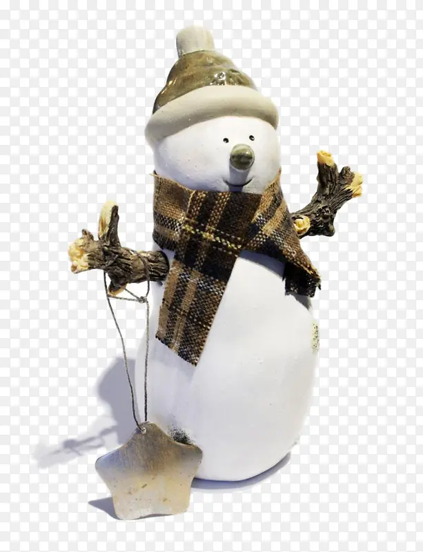 雪人 小雕像 装饰性胡桃夹子