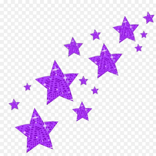紫色 星星