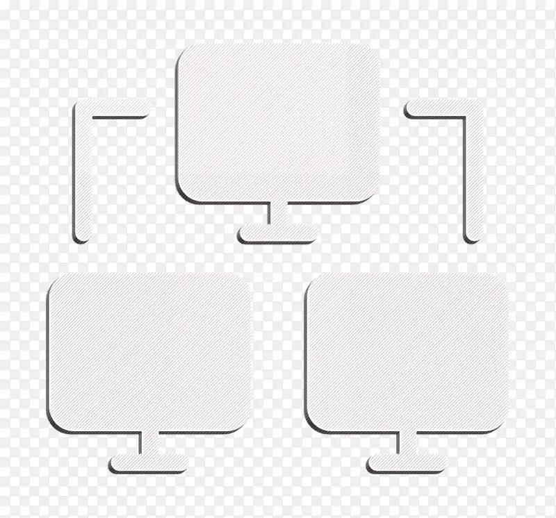 网络图标 显示器图标 商务套装图标