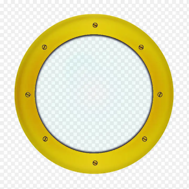 黄色 窗户 圆形