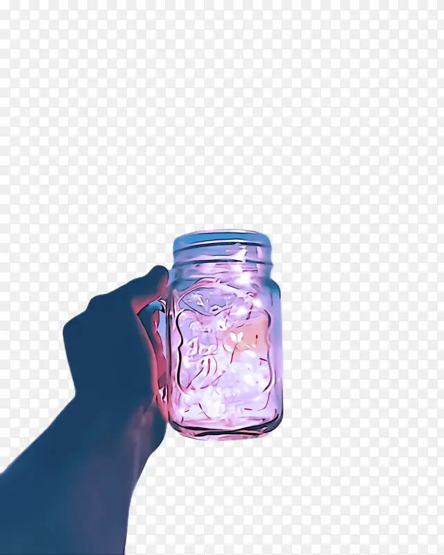 梅森罐 紫色 玻璃